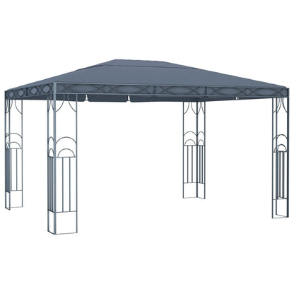vidaXL Gazebo | UV-resistant materials | Gazebo Canopies | Rectangular - Anthracite - 400 x 300 cm