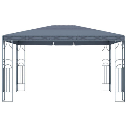 vidaXL Gazebo | UV-resistant materials | Gazebo Canopies | Rectangular - Anthracite - 400 x 300 cm
