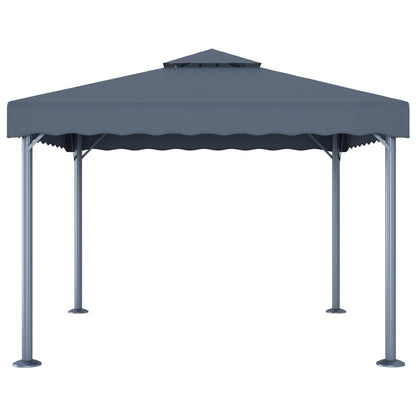 vidaXL Gazebo | Anthracite | Aluminium | 3x3 m | UV-resistant materials | Gazebo