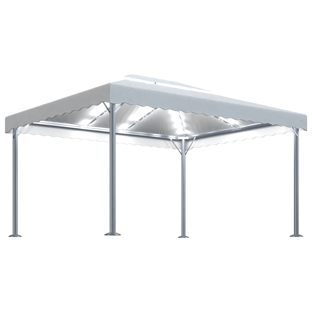 vidaXL Gazebo | Cream | Aluminium | 400x300 cm | Gazebo | Rectangular