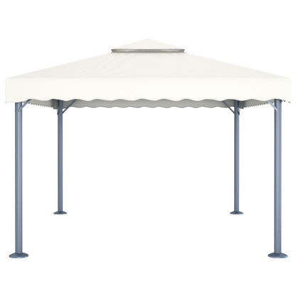 vidaXL Gazebo | Cream | Aluminium | 400x300 cm | Gazebo | Rectangular