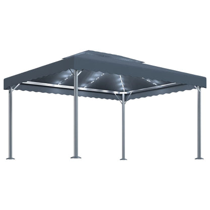vidaXL Gazebo | Anthracite | Aluminium, Steel, Oxford Fabric with PA coating