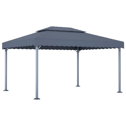 vidaXL Gazebo | Anthracite | Aluminium, Steel, Oxford Fabric with PA coating