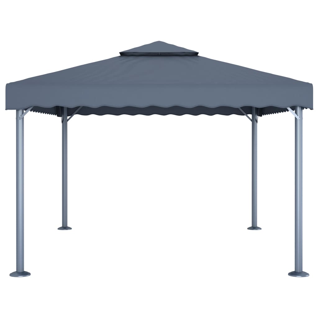 vidaXL Gazebo | Anthracite | Aluminium, Steel, Oxford Fabric with PA coating