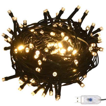 vidaXL 120 Piece Christmas Ball Set with Peak and 300 LEDs Gold&Bronze - gold and bronze