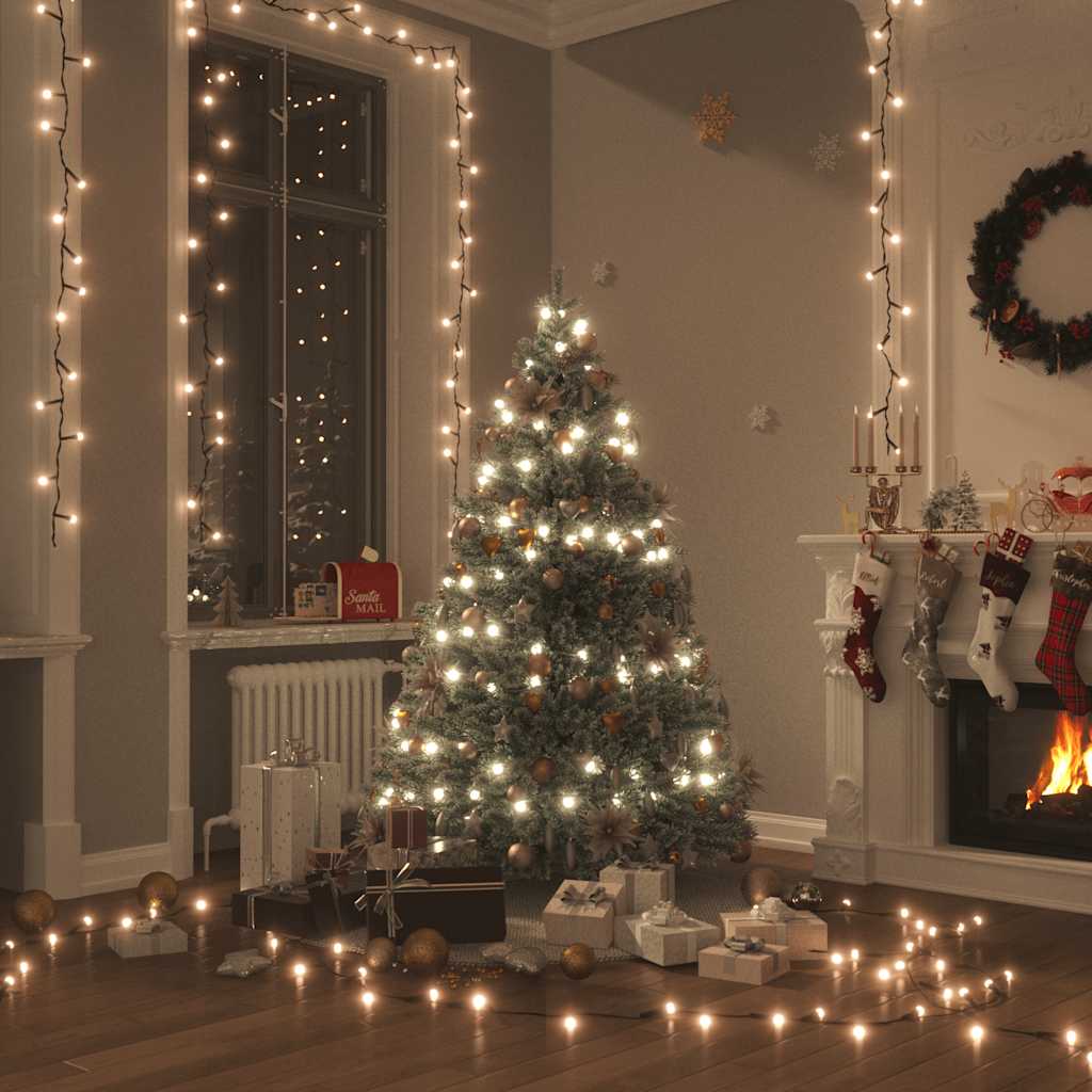 vidaXL LED String with 150 LEDs Warm White 15 m PVC