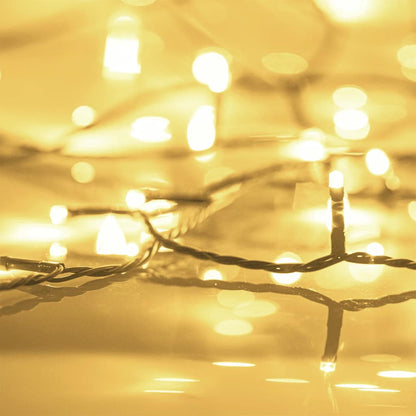 vidaXL LED String with 300 LEDs Warm White 30 m PVC