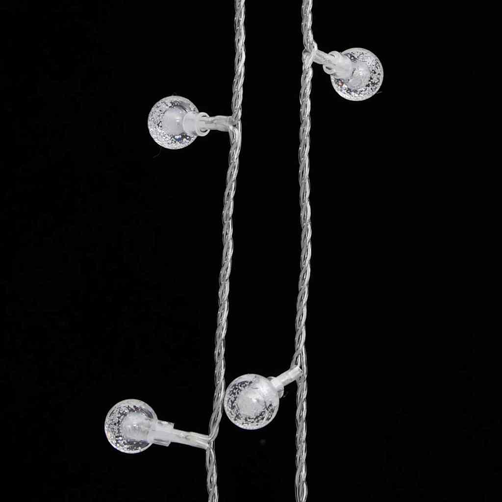 328810 vidaXL Globe Fairy String Lights 20m 200 LED Warm White 8 Function - 2000 cm
