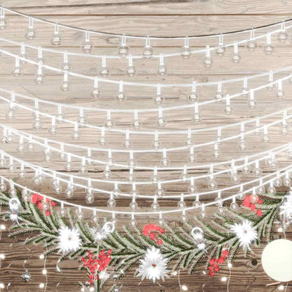 vidaXL Globe Fairy String Lights 40m 400 LED Cold White 8 Function - 40 m