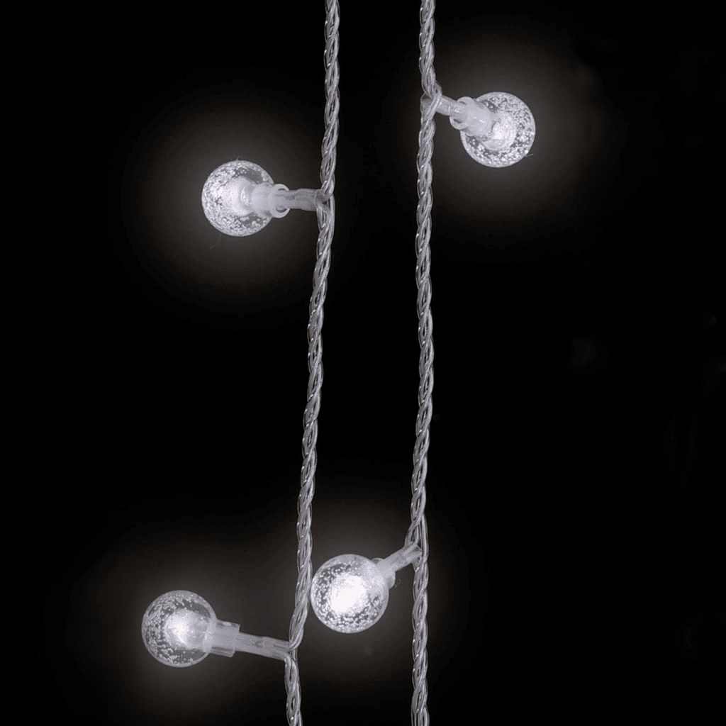 vidaXL Globe Fairy String Lights 40m 400 LED Cold White 8 Function - 40 m
