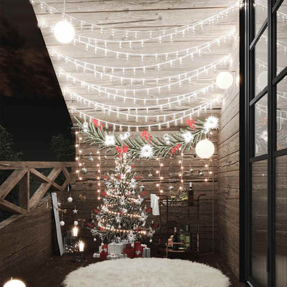 vidaXL Globe Fairy String Lights 40m 400 LED Cold White 8 Function - 40 m