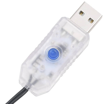 vidaXL Light String with 400 LEDs Blue 40 m 8 Light Effects