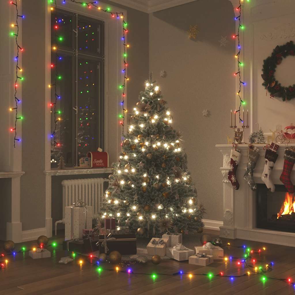vidaXL Light String with 400 LEDs Multicolour 40m 8 Light Effects - 40 m