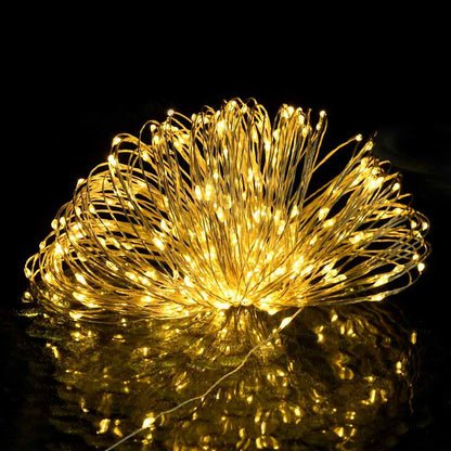 328847 vidaXL LED Micro Fairy String Lights 40m 400 LED Warm White 8 Function - 4000 cm