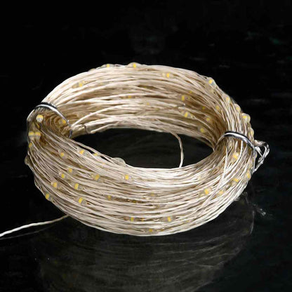 328847 vidaXL LED Micro Fairy String Lights 40m 400 LED Warm White 8 Function - 4000 cm