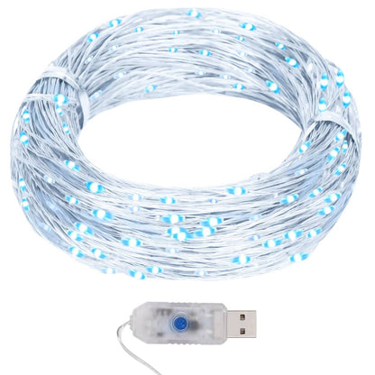 vidaXL LED Micro Fairy String Lights 40m 400 LED Cold White 8 Function - 40 m