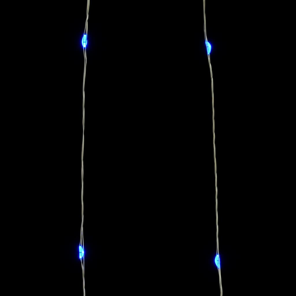 vidaXL LED Micro Fairy String Lights 40m 400 LED Blue 8 Function - 40 m