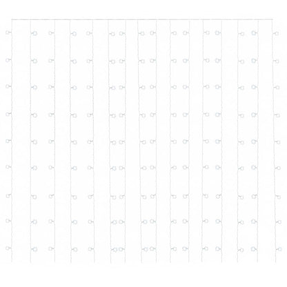 vidaXL LED Curtain Fairy Lights 3x3m 300 LED Cold White 8 Function