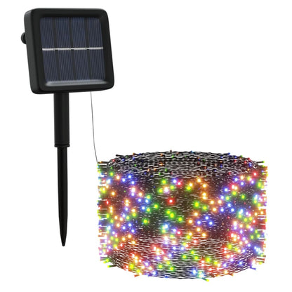 vidaXL Solar Fairy Lights 5 pcs 5x200 LED Colourful Indoor Outdoor - multicolour