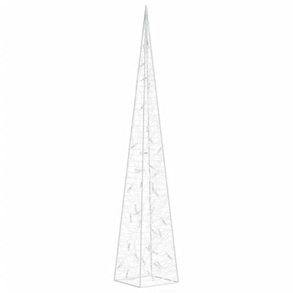 vidaXL Acrylic Decorative LED Light Cone Blue 90 cm