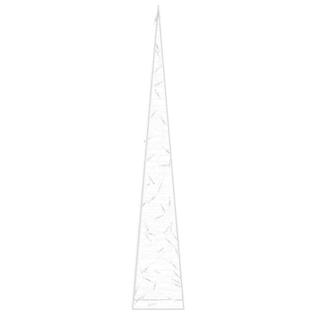 vidaXL Acrylic Decorative LED Light Cone Blue 90 cm