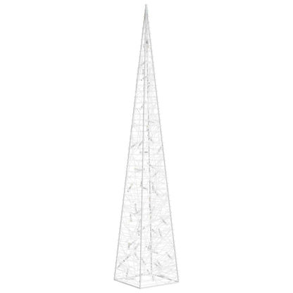 vidaXL Acrylic Decorative LED Light Cone Blue 120 cm