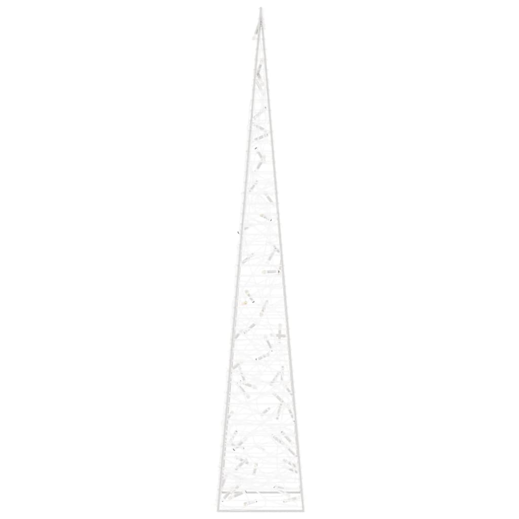 vidaXL Acrylic Decorative LED Light Cone Blue 120 cm