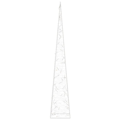 vidaXL Acrylic Decorative LED Light Cone Blue 120 cm