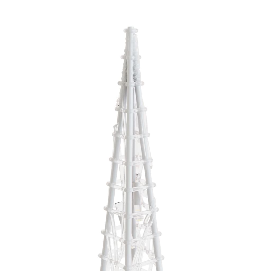 vidaXL Acrylic Decorative LED Light Cone Blue 120 cm