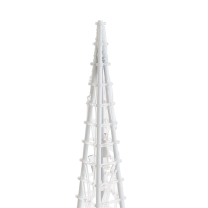 vidaXL Acrylic Decorative LED Light Cone Set Blue 30/45/60cm - 30/45/60 cm