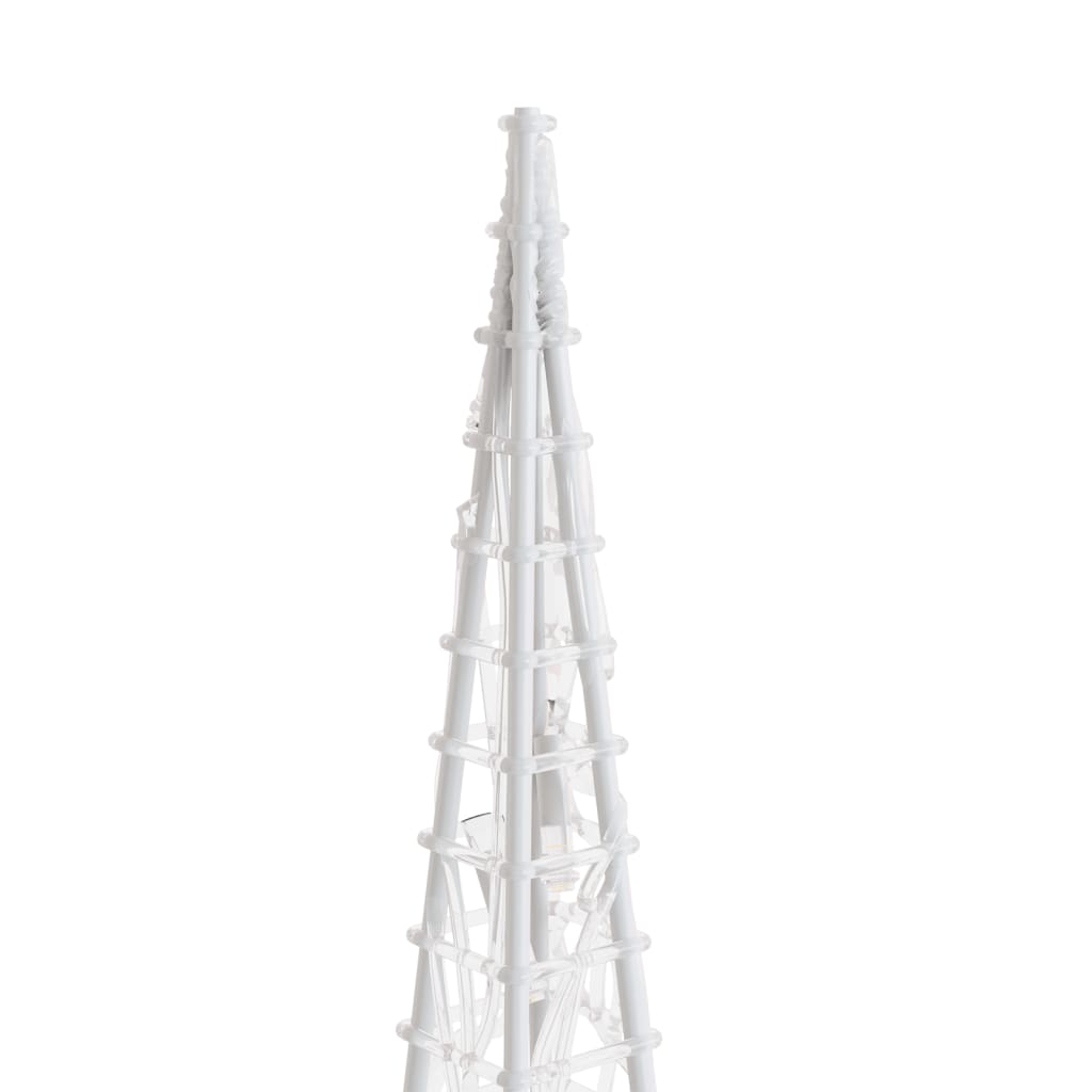 vidaXL Acrylic Decorative LED Light Cone Set Blue 60/90/120cm - 60/90/120 cm