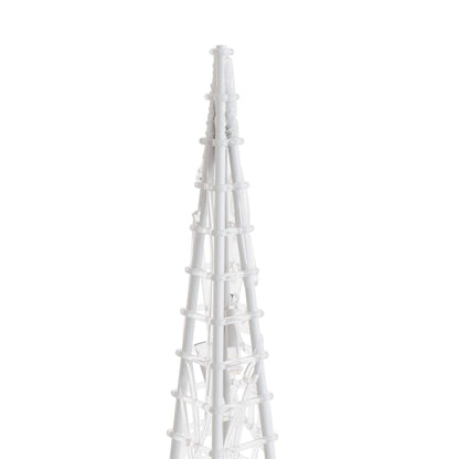 vidaXL Acrylic Decorative LED Light Cone Set Blue 60/90/120cm - 60/90/120 cm