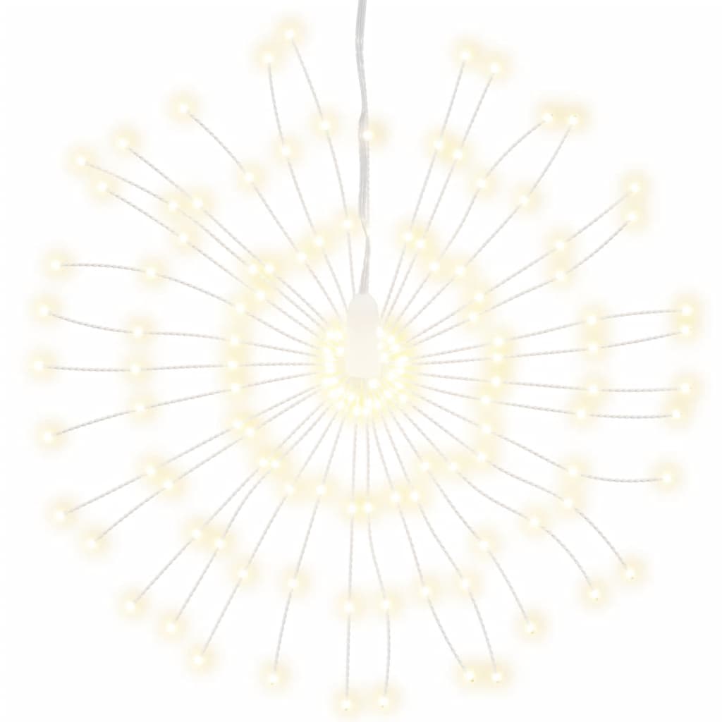 vidaXL Outdoor Christmas Firecrack Light Warm White 20cm 140 LEDs