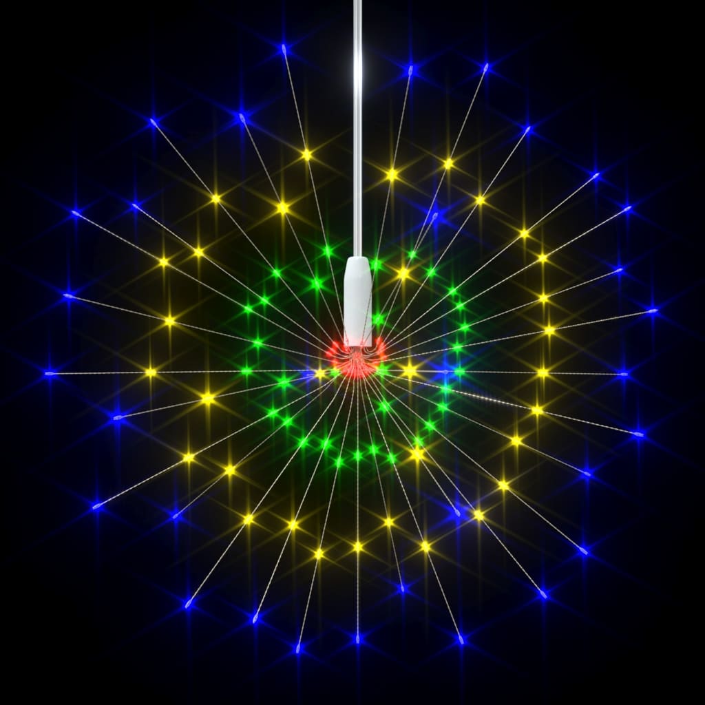 vidaXL Outdoor Christmas Firecrack Light Multicolour 20cm 140 LEDs