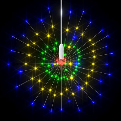 vidaXL Outdoor Christmas Firecrack Light Multicolour 20cm 140 LEDs