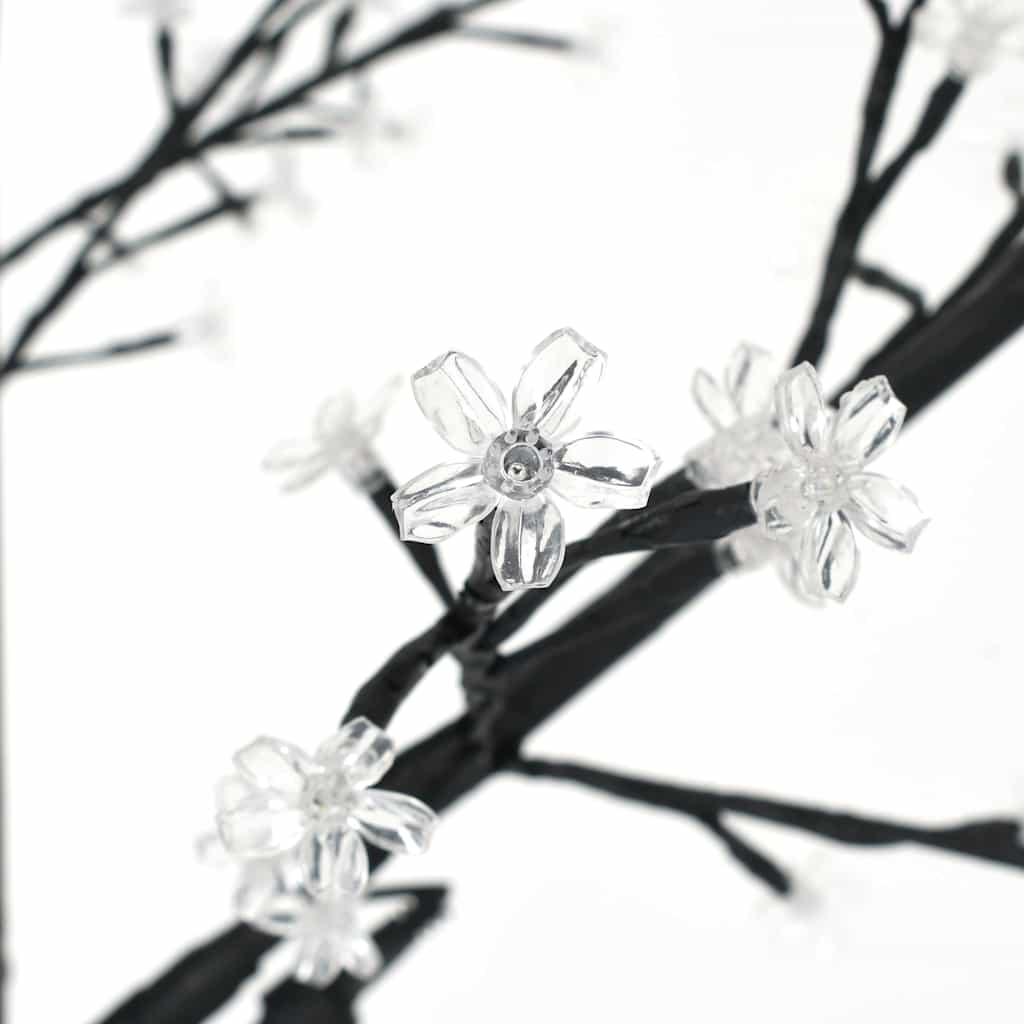 vidaXL Christmas Tree 120 LEDs Warm White Light Cherry Blossom 150 cm - 35 x 35 x 150 cm