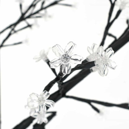 vidaXL Christmas Tree 120 LEDs Warm White Light Cherry Blossom 150 cm - 35 x 35 x 150 cm