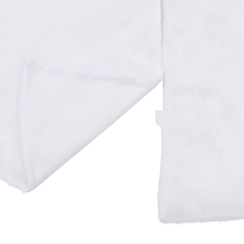 vidaXL Christmas Tree Skirt White 122 cm Faux Fur