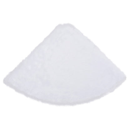vidaXL Christmas Tree Skirt White 122 cm Faux Fur