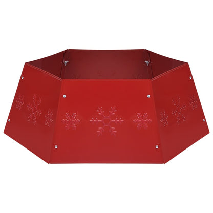vidaXL Christmas Tree Skirt Red Ø68x25 cm