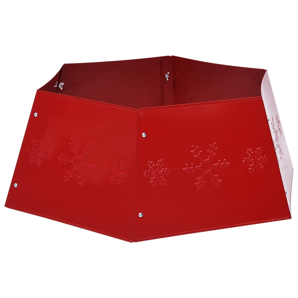 vidaXL Christmas Tree Skirt Red Ø68x25 cm