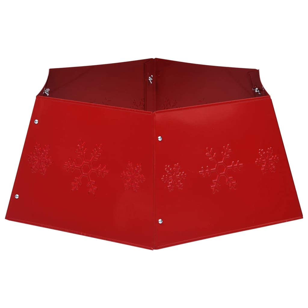 vidaXL Christmas Tree Skirt Red Ø68x25 cm