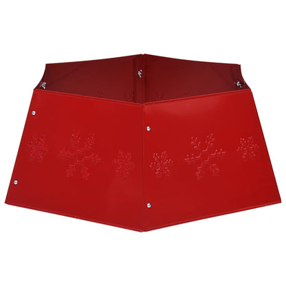 vidaXL Christmas Tree Skirt Red Ø68x25 cm