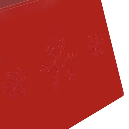 vidaXL Christmas Tree Skirt Red Ø68x25 cm