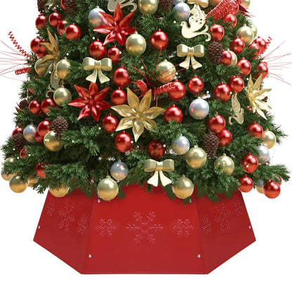 vidaXL Christmas Tree Skirt Red Ø68x25 cm