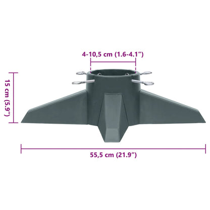 vidaXL Christmas Tree Stand Green 55.5x55.5x15 cm