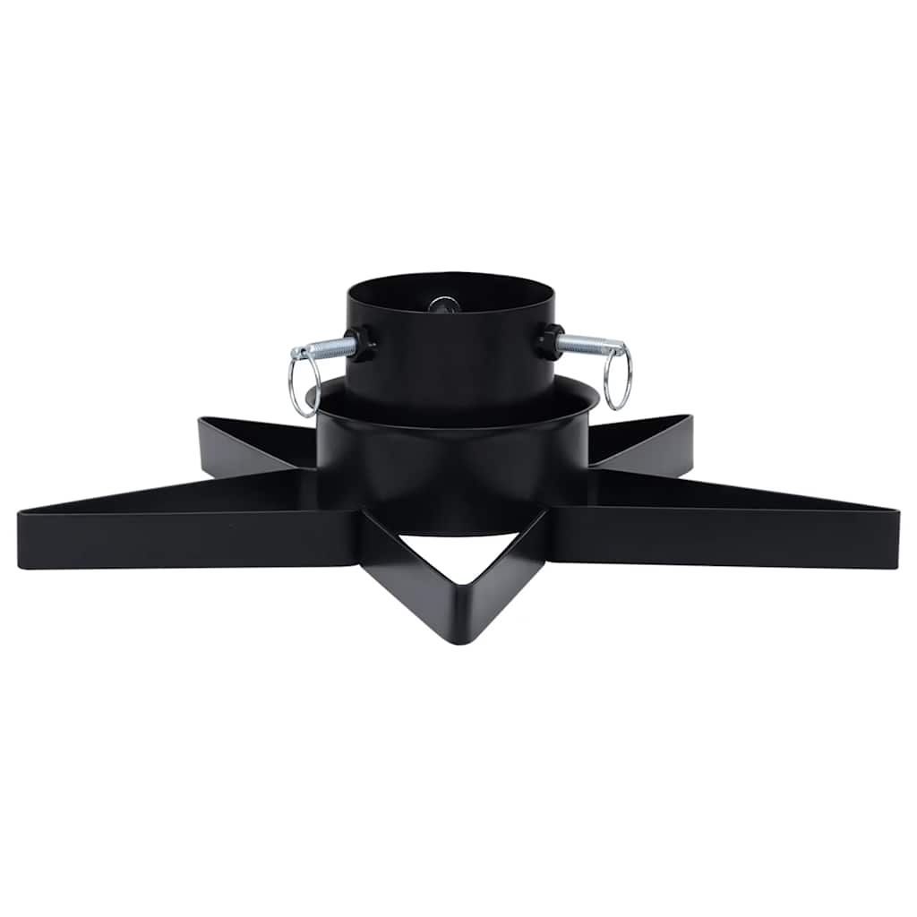 vidaXL Christmas Tree Stand Black 47x47x13.5 cm