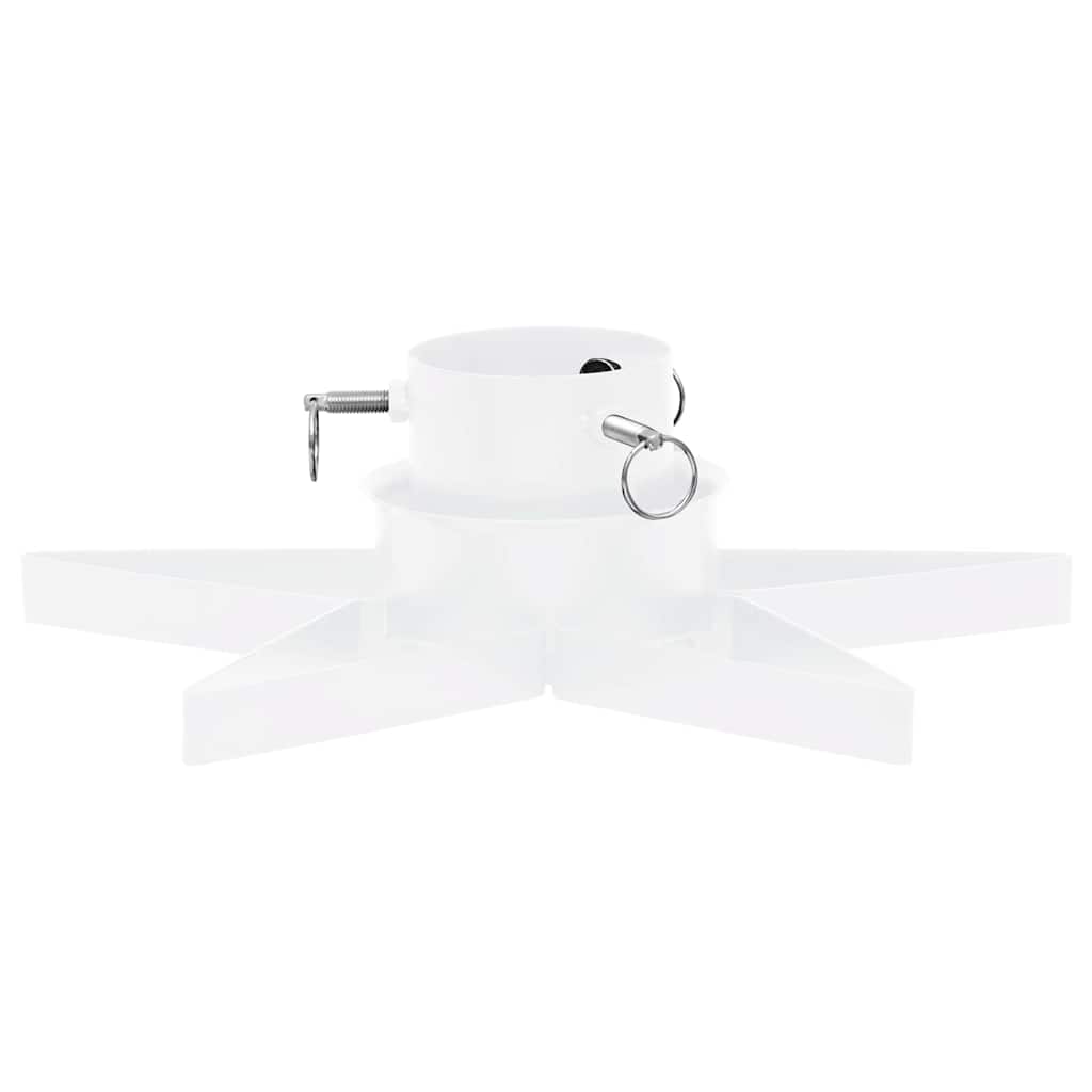 vidaXL Christmas Tree Stand White 47x47x13.5 cm