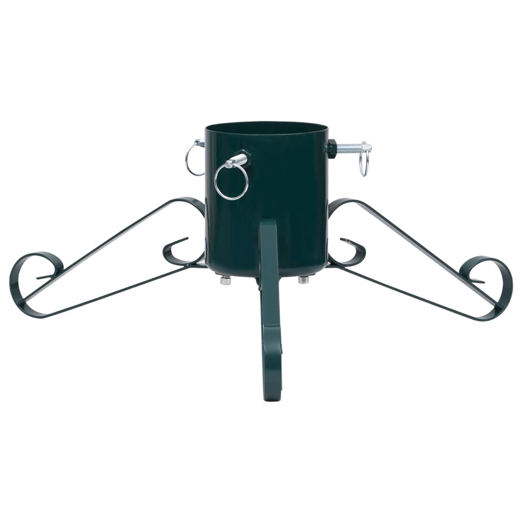 vidaXL Christmas Tree Stand | Green | Metal | Medium | Christmas Tree Stand