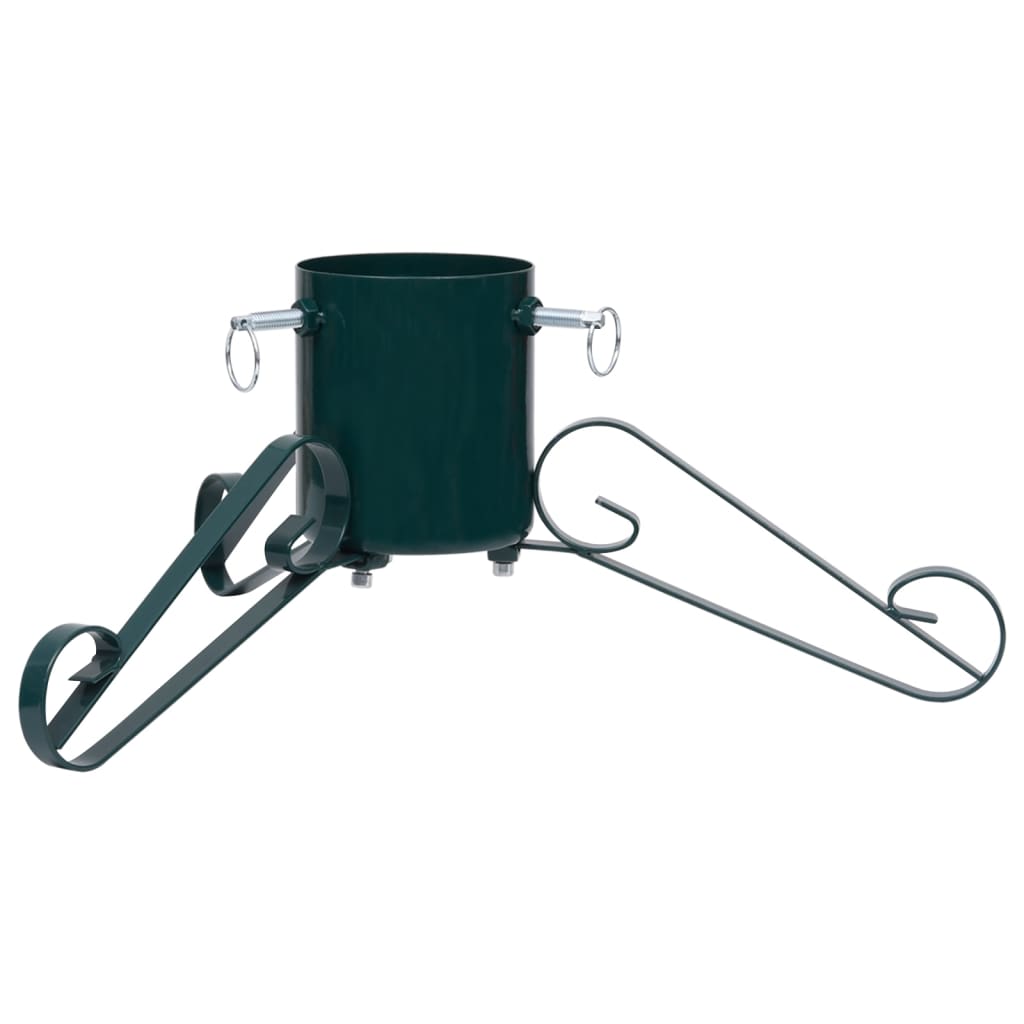 vidaXL Christmas Tree Stand | Green | Metal | Medium | Christmas Tree Stand